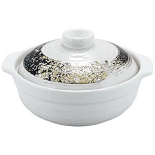J-Kitchens Wagaki Kasho No. 9 Earthenware Pot, 27Cm, For Direct Heat, Serves 4-_