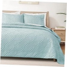 King Quilt Bedding Set, Lightweight Soft Bedspreads Coverlets with 2 Pillow