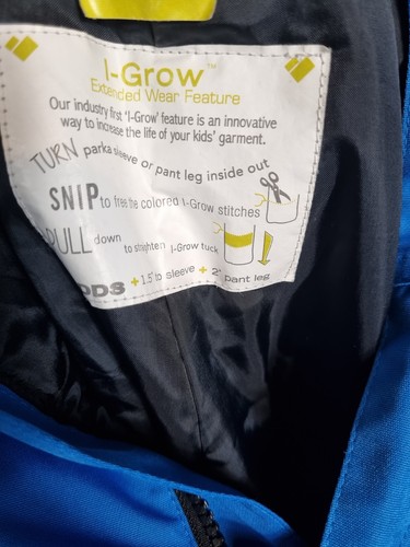 Obermeyer Snow Bib Pants Youth 6 Winter Ski Insulated I-Grow Kids Adjustable - Picture 6 of 11