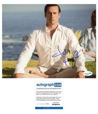 Jon Hamm "Mad Men" AUTOGRAPH Signed Autographed 'Don Draper' 8x10 Photo D ACOA
