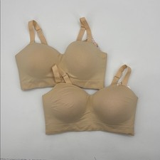 Truekind Supportive Comfort Wireless Shaping Bra 2 pack in chai size XL NWT