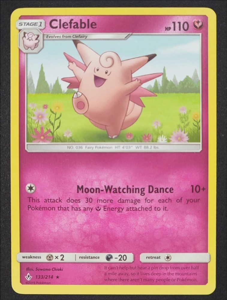 Clefable (133/214) SM - Unbroken Bonds - NM
