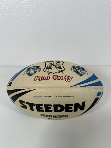 Steeden Mini Size Footy Kids League Match Rugby Ball NSW Australia True Flight - Picture 2 of 6
