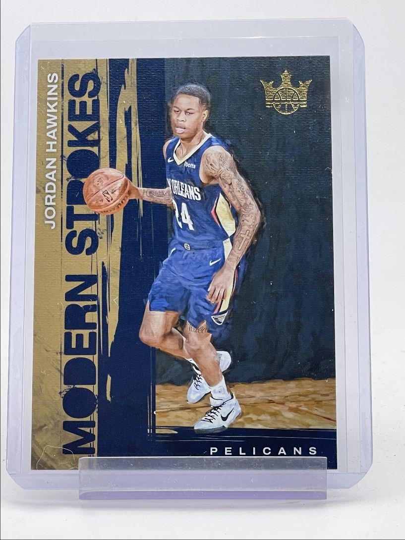 JORDAN HAWKINS 2023-24 COURT KINGS MODERN STROKES ROOKIE #22 RC Q3098