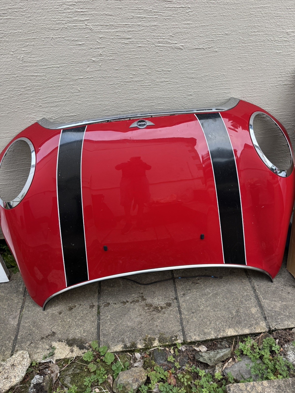 MINI COOPER RED BONNET HOOD PANEL R56 LCI (2010-2013) dented | eBay UK