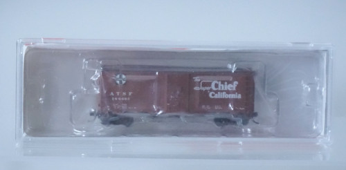InterMountain A.T. & S.F. 144463 Vagón de tren de caja escala N 40' - 65803-02 | Condition: Used