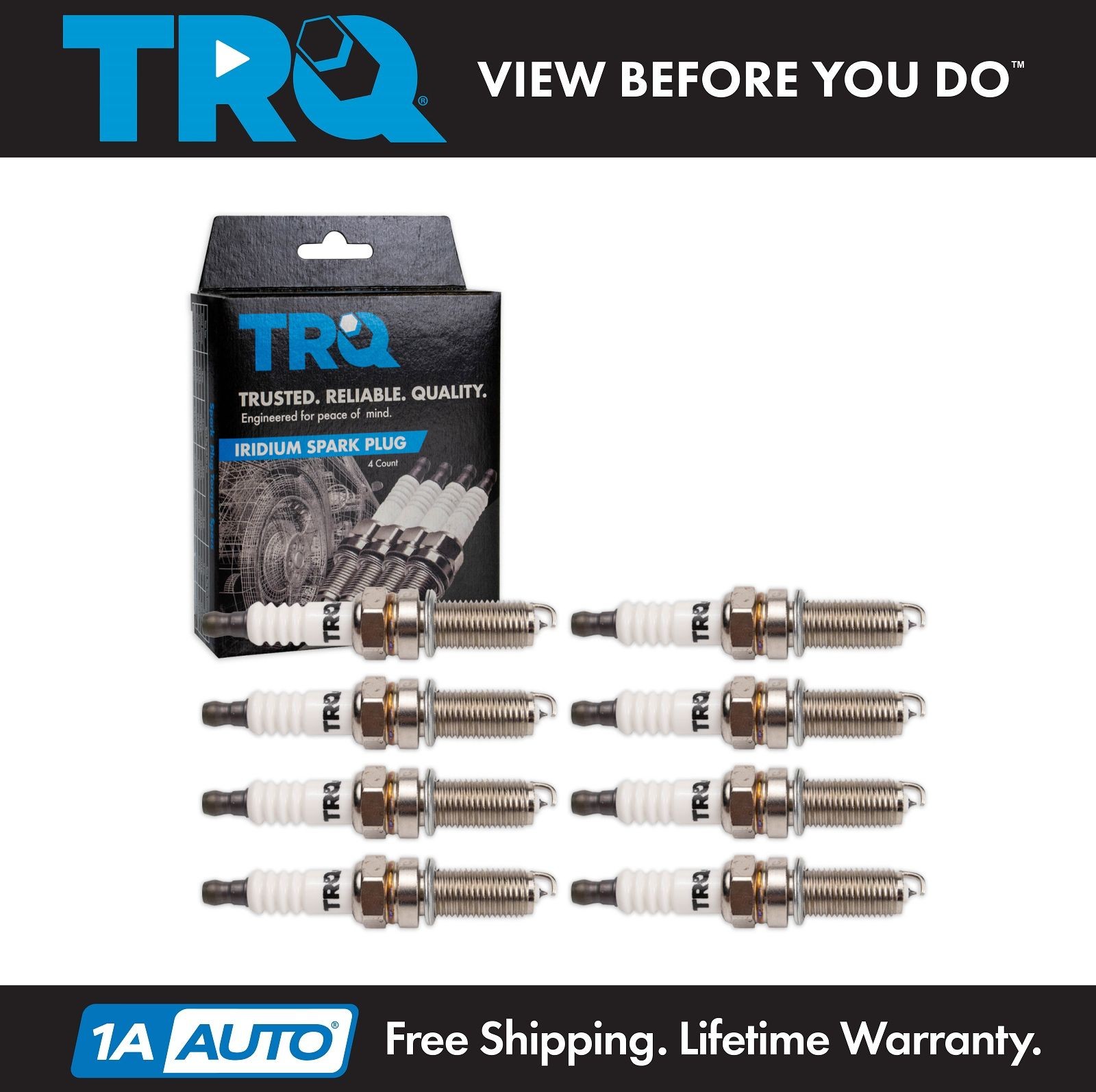 TRQ Spark Plug Set Fits 2003-2012 Mercedes-Benz