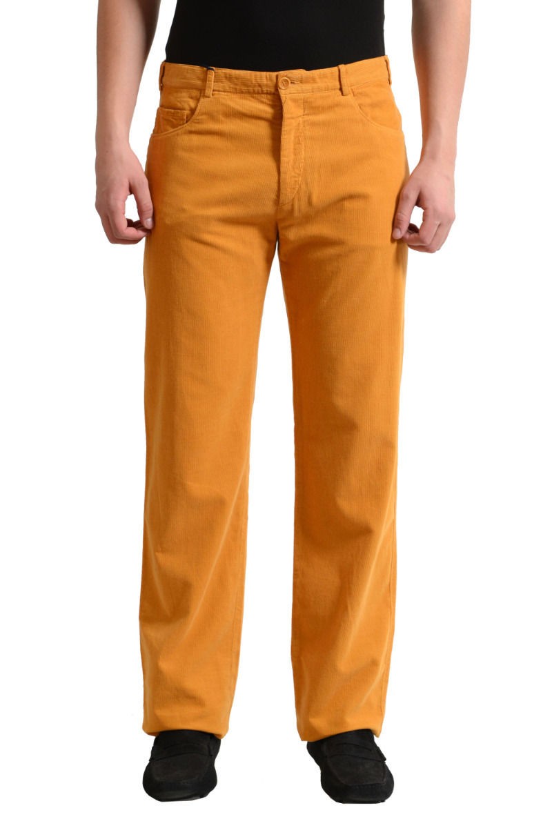 Повседневные вельветовые брюки Malo Mens горчичножелтого цвета US 34 38 17790₽
