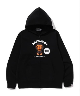 A BATHNIG APE Men's TOKYO BABY MILO ZIP HOODIE ( Japan Limited
