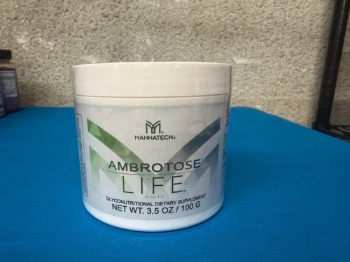 Mannatech Ambrotose LIFE 100g Canister Pure Glyconutrient Immune New 04/27