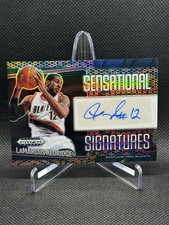 2024-25 Prizm Black LaMarcus Aldridge Snakeskin Auto 12/15 Blazers JERSEY MATCH