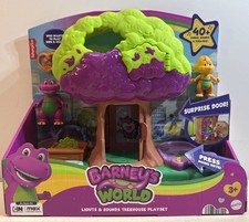 Barney's World Lights Sounds Treehouse Playset with Figures New Toy Gift