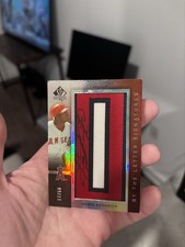 Howie Kendrick Auto /60 Letter O #BL-34