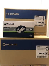 CASE (2500) HALYARD STERLING MEDIUM  NITRILE EXAM POWDER FREE 41659