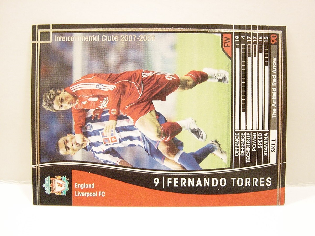 Panini WCCF 2007-08 Fernando Torres 1984 Spain No.9 Liverpool FC