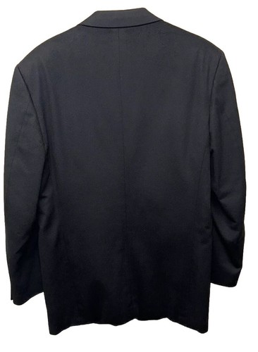 Canali #A-13220 Black Loro Piana Cashmere Classic Fit Drop-7 3/2 Button Blazer - Picture 2 of 13