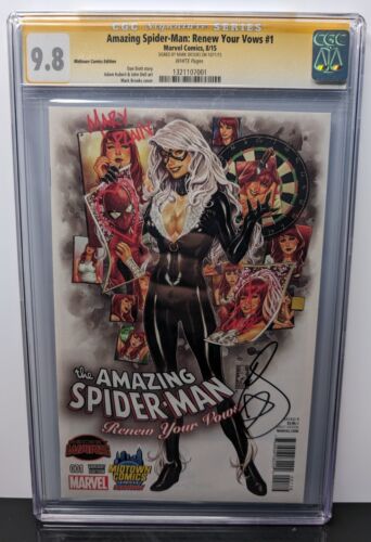 Amazing Spider-Man Renew Your Vows #1 Mark Brooks Variant CGC 9.8 Signed Midtown - Picture 1 of 2