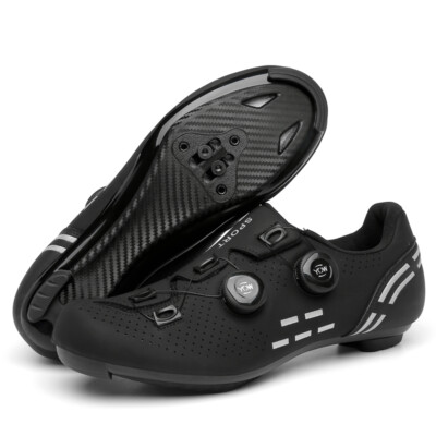 Carbon Road Cycling Shoes Male Speed Sneakers Triathlon Mountain Outdoor Cleats
