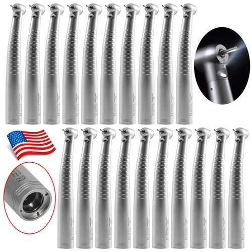 Turbina manipolo ad alta velocità fibra ottica dentale per accoppiamento LED KAV 4/6 fori - Foto 2 di 19