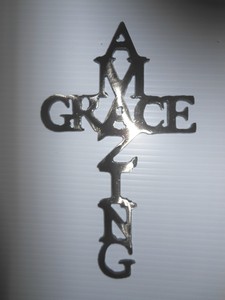 Amazing Grace Wall Decor amazing grace cross miniature 12 gauge steel plasma cnc metal wall Amazing Grace Wall Decor amazing grace cross miniature 12 gauge steel plasma cnc metal wall