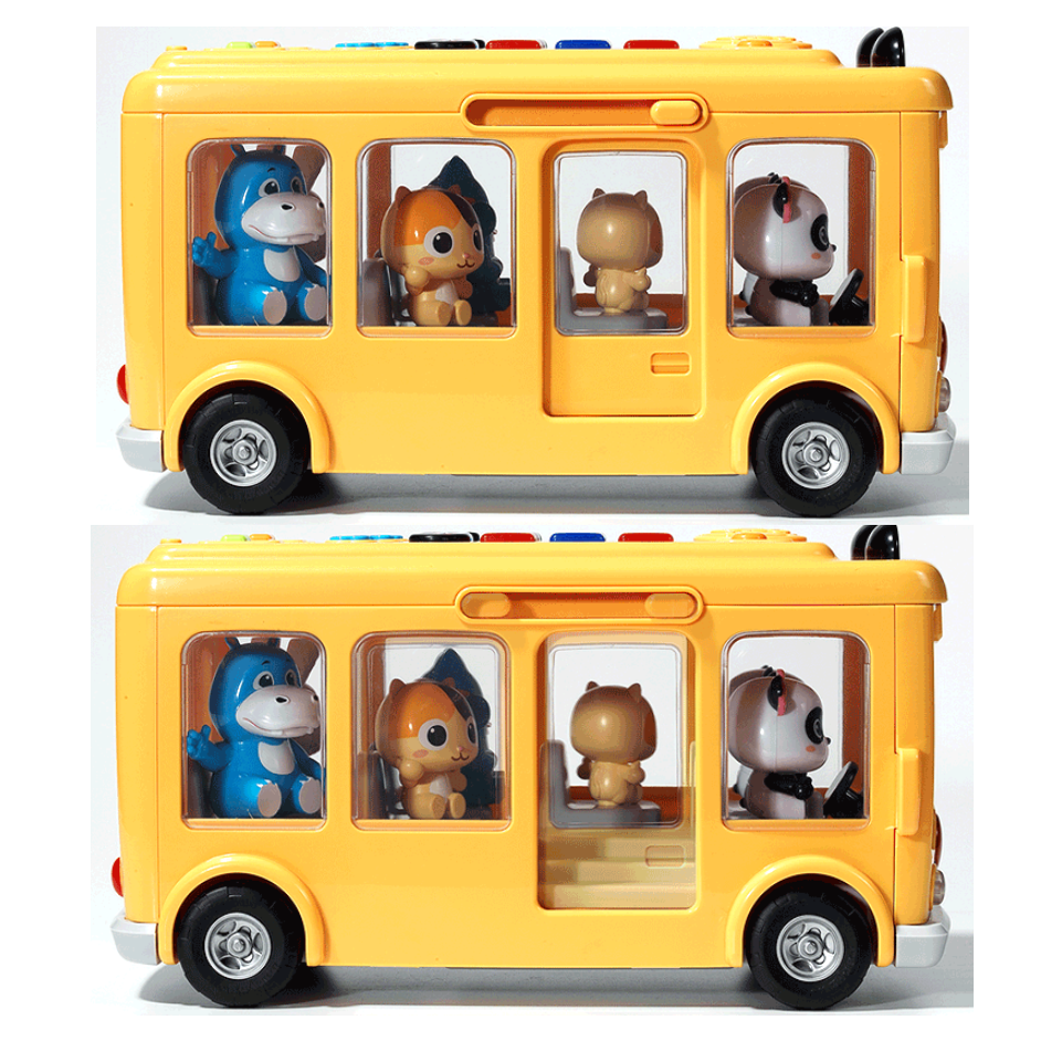 ベイビーバス　ミニカーセット Babybus DX Singing and Learning Car Baby Bus English Korean