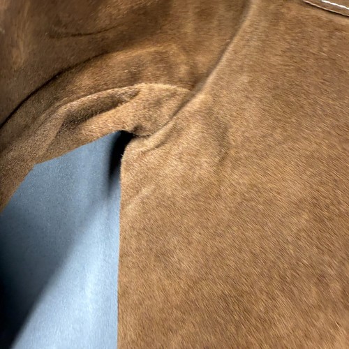 Pioneer Wear Jacket Women's 40L Brown Suede Leather Sherpa Lined Snap Button - Picture 13 of 20