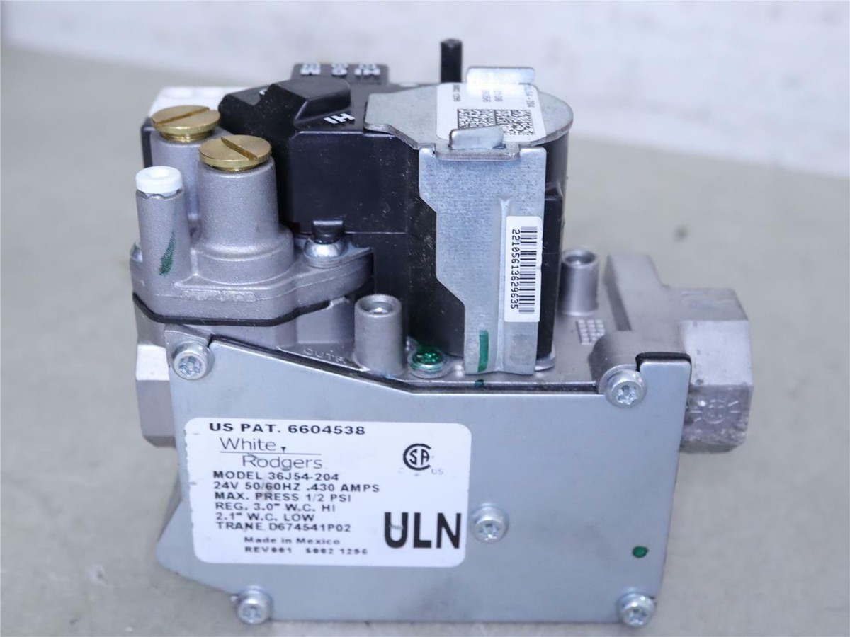 White Rodgers GEMINI 36J54-204 HVAC Furnace Gas Valve D674541P02