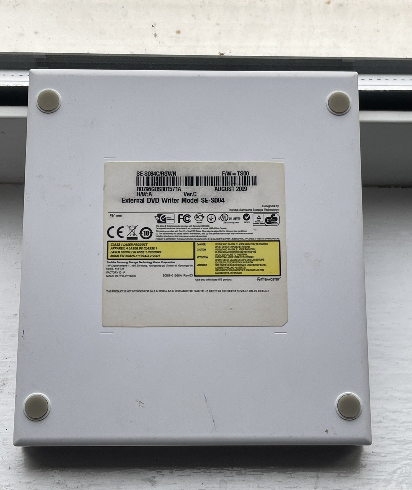 Samsung Slim External DVD Writer SES084 USB Powered eBay