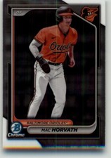 2024 Bowman Mac Horvath Chrome Prospects #BCP-6 Baltimore Orioles