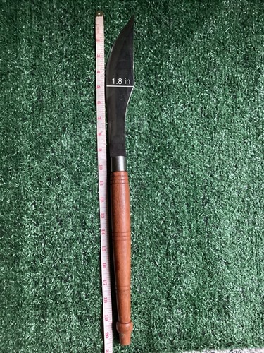 Bamboo Splitting Knives Hand Forged Steel Knife Thai Garden Collectible Machete - 第 4/7 張圖片