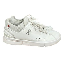 On Running The Roger The Advantage Sneakers Mens 7 Triple White Tennis Shoes