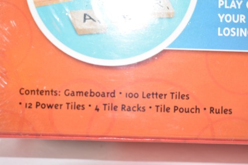 HASBRO GAMING B7404 SCRABBLE BOARD GAME BRAND NEW SEALED - Imagen 4 de 7