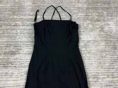 fashion world ladies black dresses Express Brand Dress Womens 1/2 Thin Strap Short Sleeveless Vintage fashion