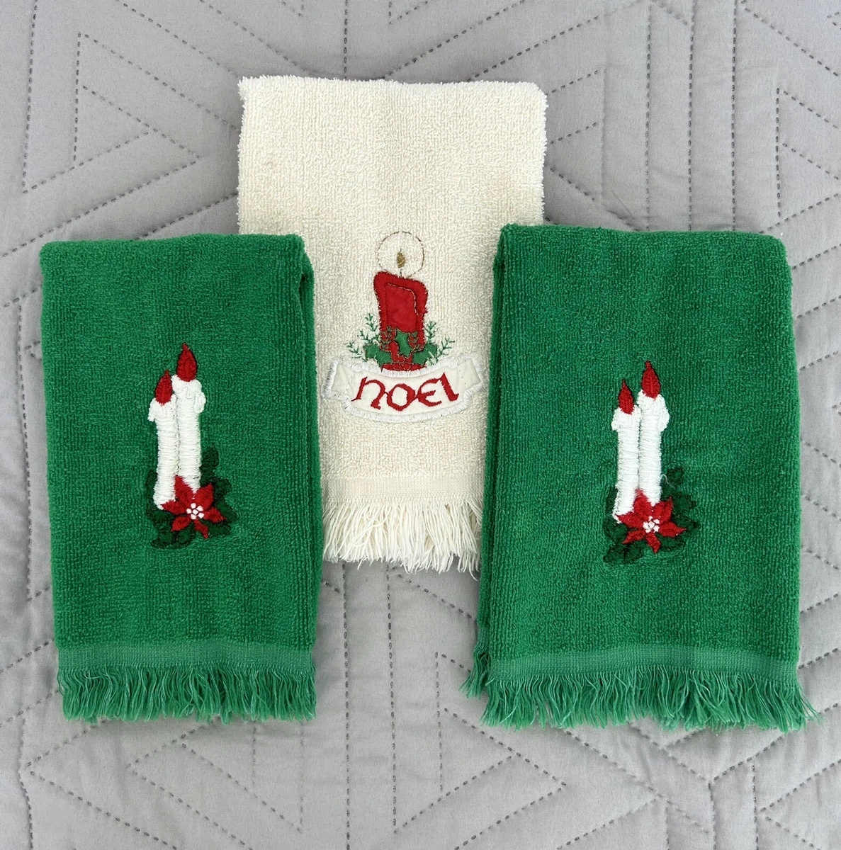 Vintage bathroom online hand towels