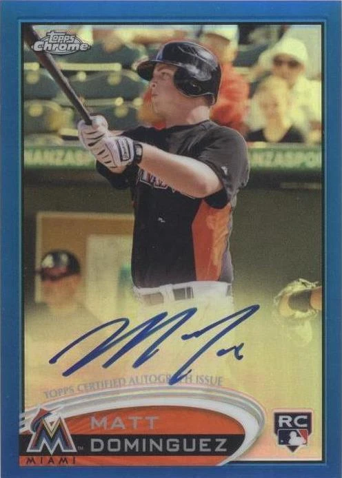 Rookie Autographs Blue Refractor