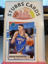 Aleksej Pokusevski Rookie 2020-21 Donruss #209 Oklahoma City Thunder Basketball