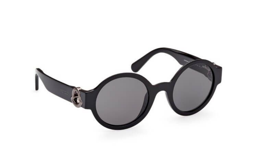 Auténticas gafas de sol Moncler ML 0243-01A negras con lente gris "NUEVAS"51 mm - Imagen 2 de 4
