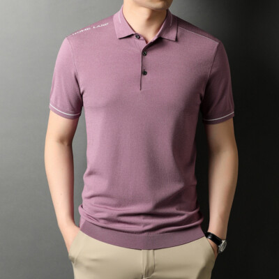 ZONBAILON Men's Summer Fashion Outdoor Soft Light Sleeves Classic Polo Shirt