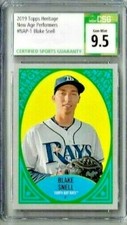 2019 Topps Heritage Blake Snell New Age Performers CSG 9.5  