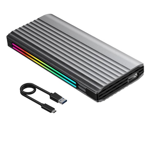 M.2 /NVME Solid Disk Enclosure USB3.1 Gen 2 10Gbps Metal External Drive Case - Afbeelding 12 van 14