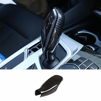 For BMW X3 X4 X3M X4M 2018-2021 Carbon Fiber Center Console Gear Shift Knob Trim