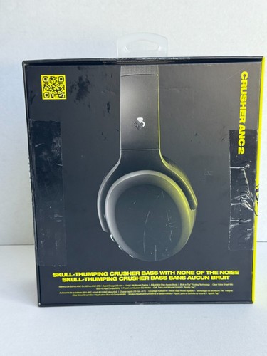 Skullcandy Crusher ANC 2 Bluetooth Wireless Headphones - Black (S6CAW-R740) - Picture 2 of 9
