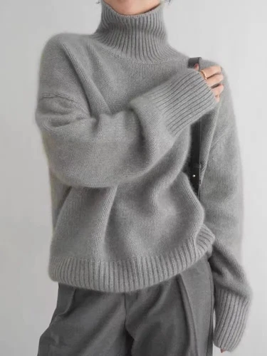 Autumn Winter Cashmere Sweater Women 100% Pure Cashmere Sweater Women - Picture 16 of 29