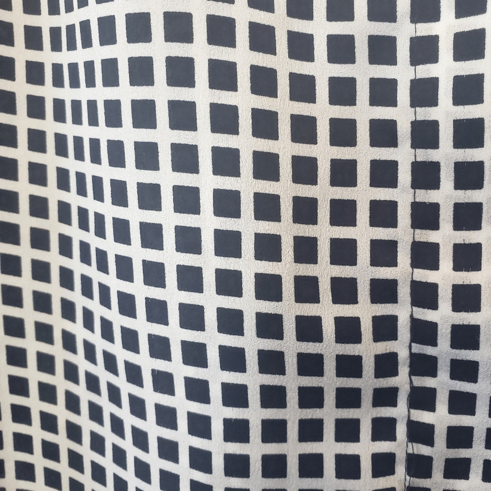 ANN TAYLOR Windowpane Pattern Button-down Blouse - image 2