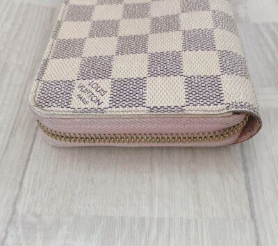 A*e様 Louis Vuitton LOUIS VUITTON Damier Azur Zippy Long Wallet N63503 LV White | eBay