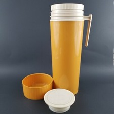 Vintage Mustard Yellow King Seeley Thermos 7402 Vacuum Liner Made in USA 1 QT