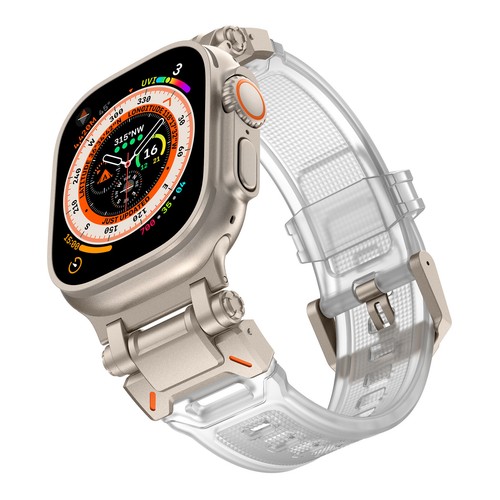 For Apple Watch Ultra3 49mm 11 10 9 8 45/44/46mm Soft Rubber Band Strap Bracelet - 第 24/25 張圖片