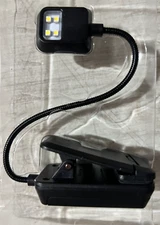 Quad Light 4 LED Reading Light - Black - NEW no retail box