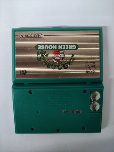 NINTENDO CGL GAME & WATCH GREEN HOUSE GH-54 1982 *untested* - Picture 3 of 4