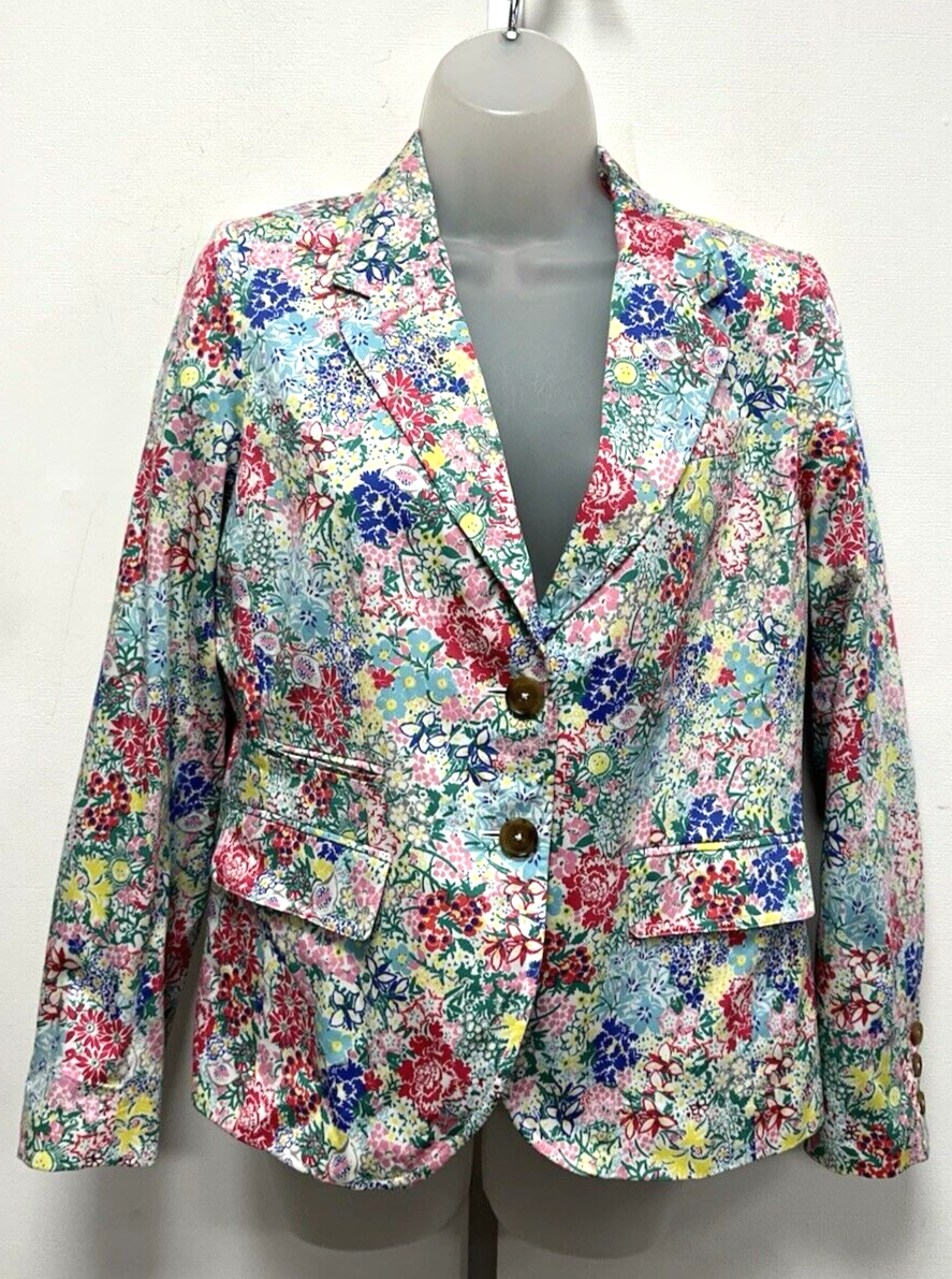 NEW! Joules UK12 Eu40 US8 multicoloured floral long-sleeved Caltha jacket